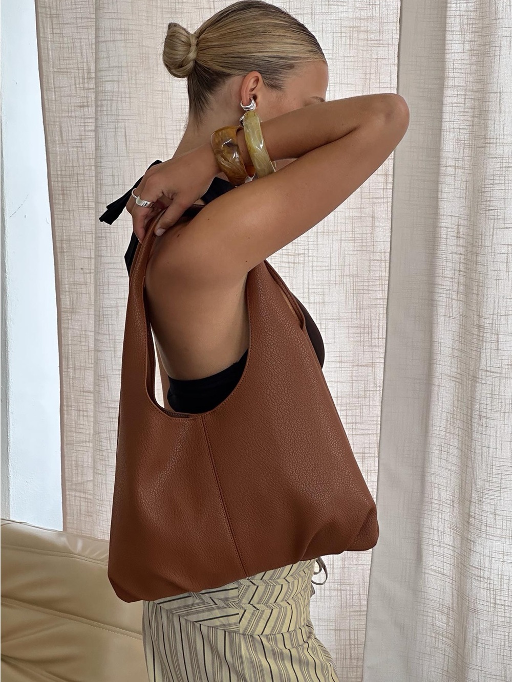 Princess Polly | Zenia Shoulder Bag Brown